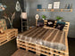 Pallet Bed 180 x 200 cm | 90 x 100 cm pallets - Online-Pallets