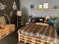 Pallet Bed 160 x 200 cm | 80 x 100 cm pallets - Online-Pallets