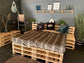 Pallet Bed 240 x 200 cm | 80 x 120 cm pallets - Online-Pallets