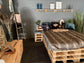 Pallet Bed 160 x 200 cm | 80 x 100 cm pallets - Online-Pallets
