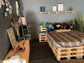 Pallet Bed 140 x 200 cm | 70 x 100 cm pallets - Online-Pallets