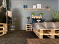 Pallet Bed 80 x 200 cm | 80 x 100 cm pallets - Online-Pallets