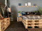 Pallet Bed 140 x 200 cm | 70 x 100 cm pallets - Online-Pallets