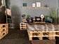 Pallet Bed 160 x 200 cm | 80 x 100 cm pallets - Online-Pallets