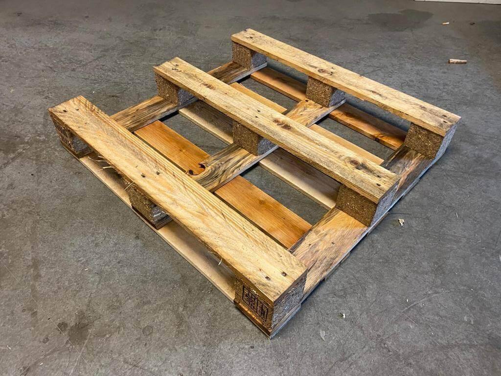 Gebruikte Pallet 80x80cm - Online-Pallets